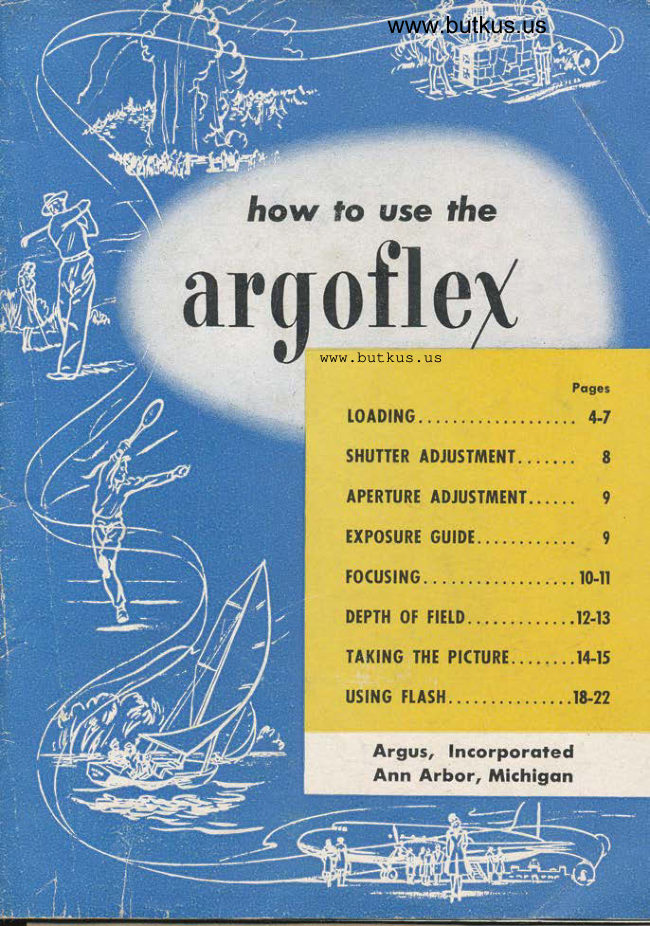 Argus Argoflex manual cover
