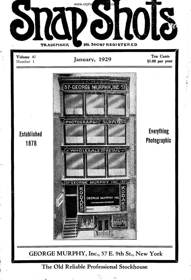 January, 1929 manual cover