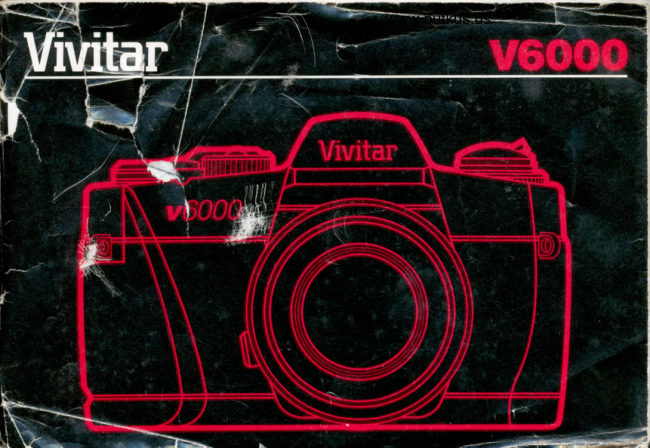 VIVITAR V6000 manual cover