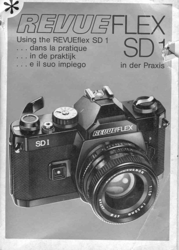 RevueFlex SD1 manual cover