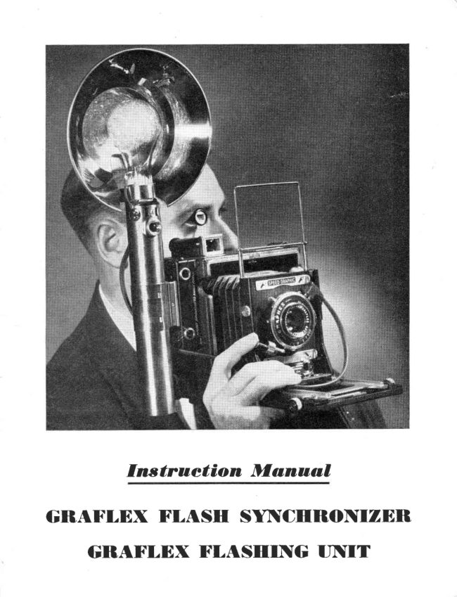 Graflex Flash Synchronizer manual cover