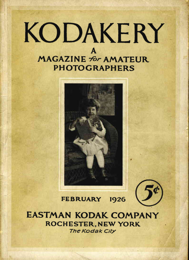 Kodak February 1926 manual cover