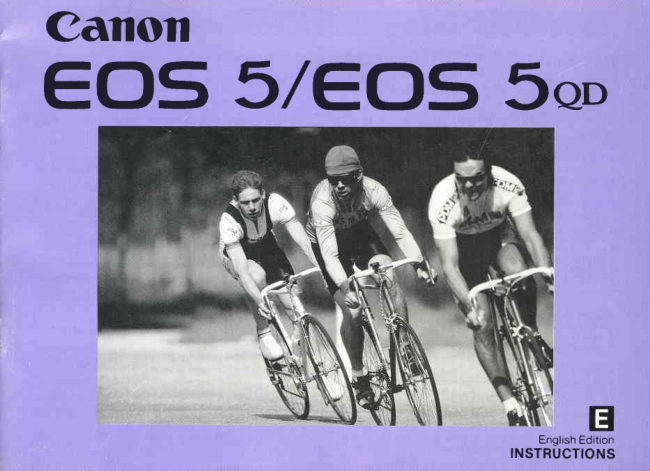 Canon EOS 5 manual cover