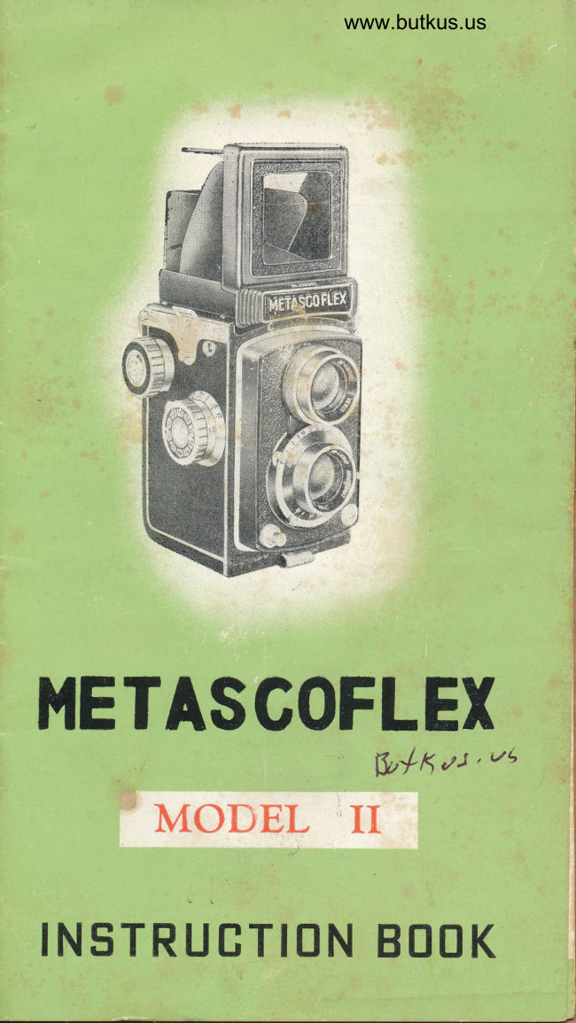 METASCOFLEX Model II manual cover