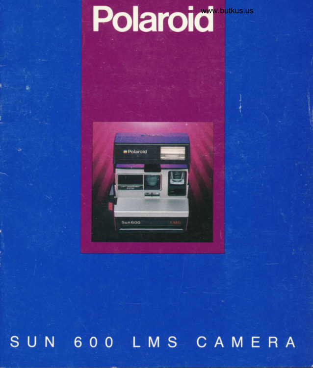 Polaroid SUN 600 LMS manual cover