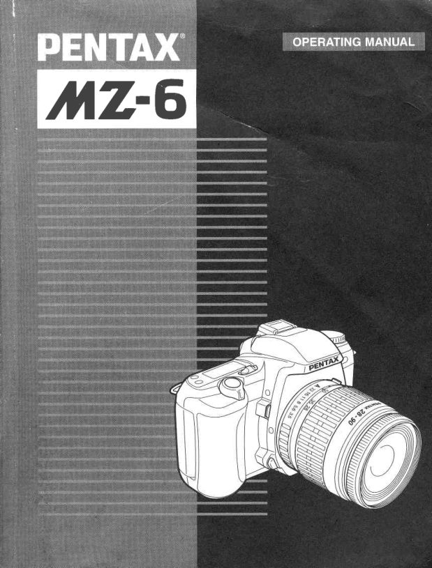 Pentax MZ-6 manual cover