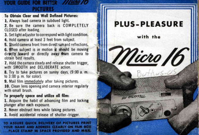 Micro 16 manual cover