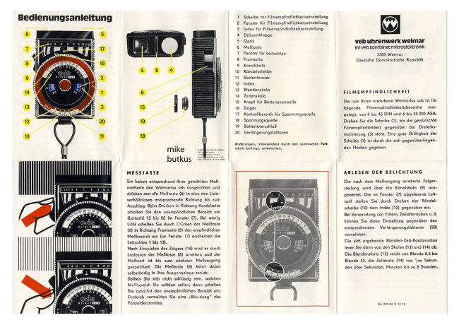 Weimar Lux CDs manual cover