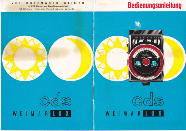 Weimar Lux CDs manual cover