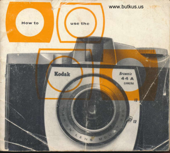 Kodak Brownie 44A manual cover