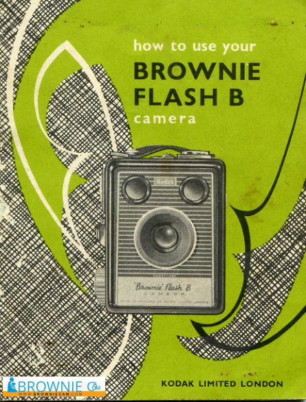 Kodak Six-20 Brownie Flash B camera manual cover