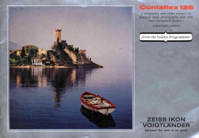 Zeiss Ikon Voigtlander CONTAFLEX 126 manual cover