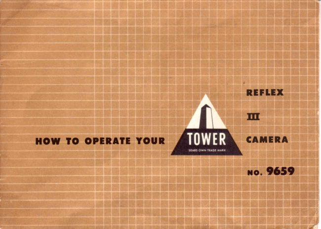 Sears Tower Reflex III manual cover