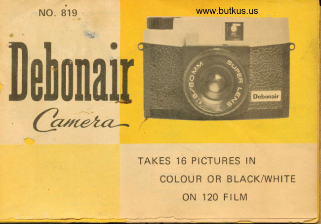 Debonair 819 manual cover