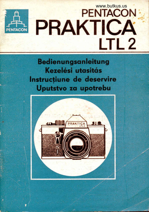 Praktica LTL2 manual cover