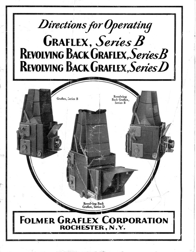 Graflex Series B manual cover