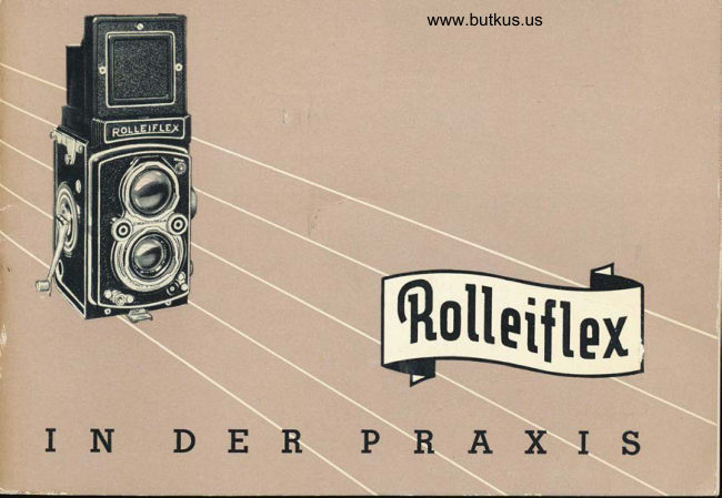 Rolleiflex In Der Praxis Pt. 1 manual cover