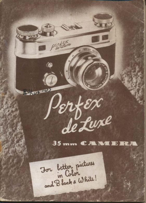 Perfex De Luxe manual cover