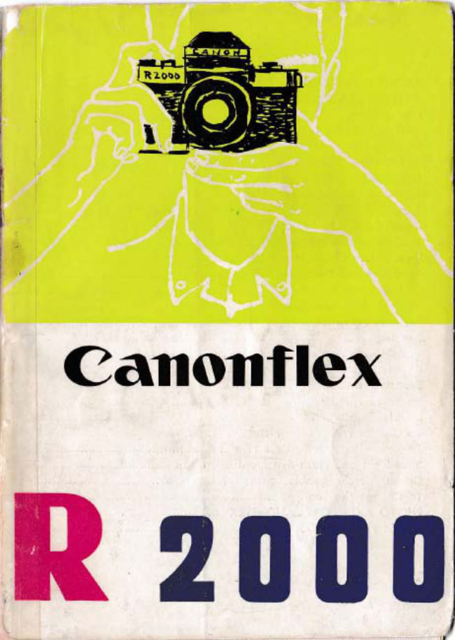 Canonflex R2000 manual cover