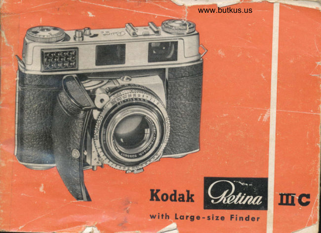 Kodak Retina IIIC manual cover