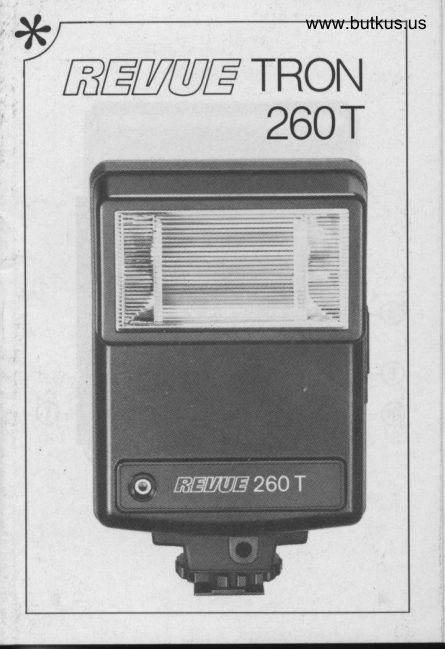 RevueTron 260T RevueTron 260T RevueTron 260T handleiding manual cover
