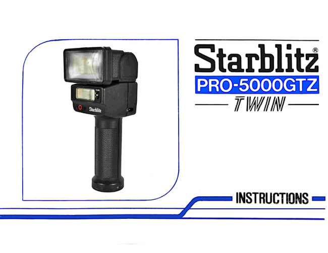 Starblitz Pro-5000GTZ manual cover