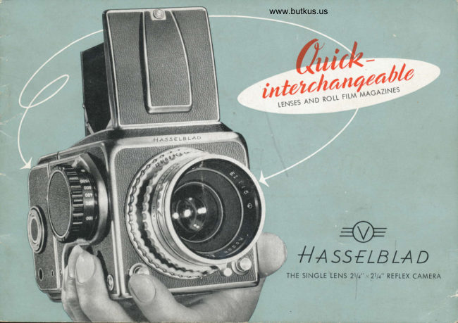 Hasselblad flier manual cover