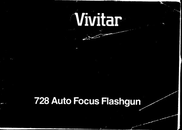 Vivitar 728 Auto manual cover