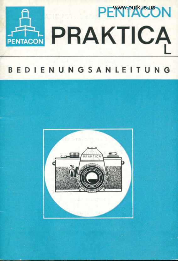 Praktica L manual cover