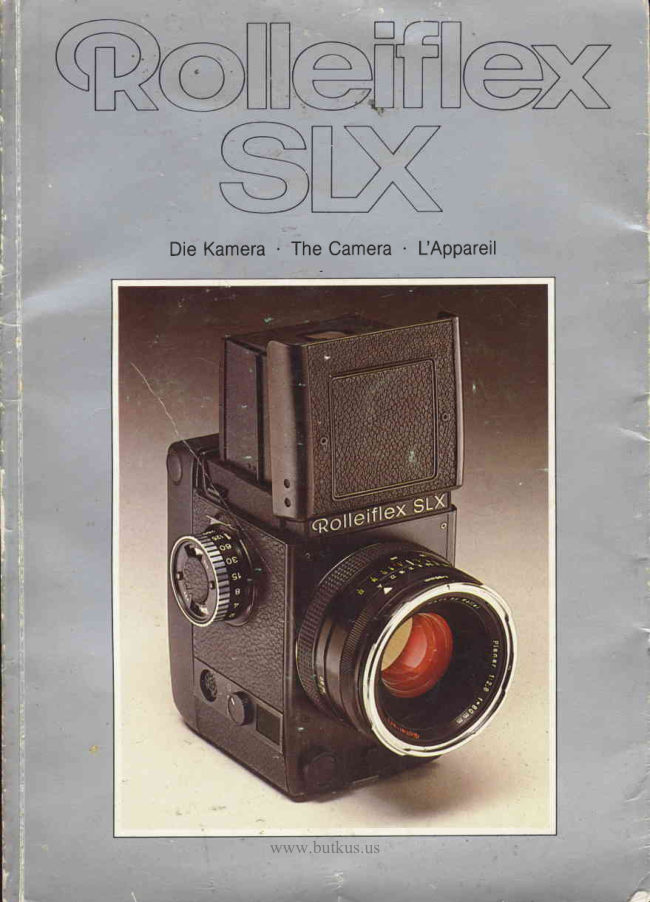 Rolleiflex SLX manual cover