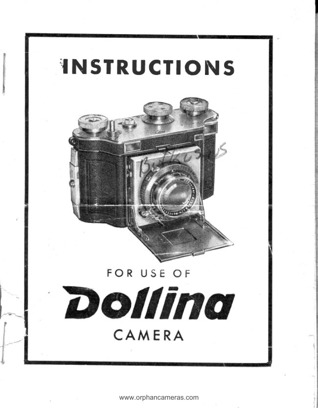 DOLLINA Camera LISTED manual cover