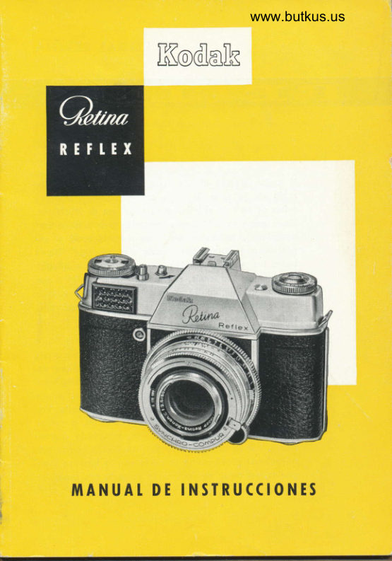 Kodak Retina Reflex manual cover