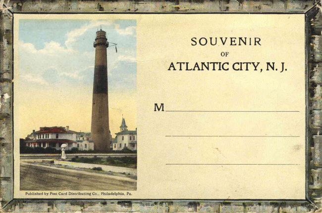 Atlantic City Folder -1900s manual cover