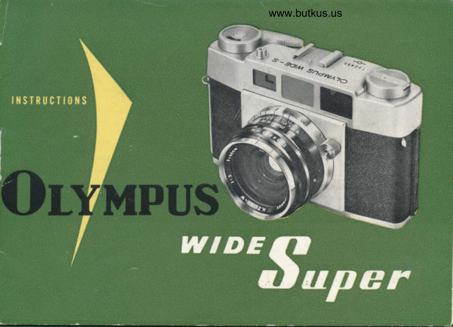Olympus Wide Super manual cover
