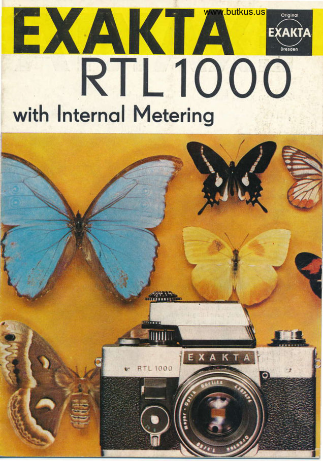 Exakta RTL 1000 abilities manual cover