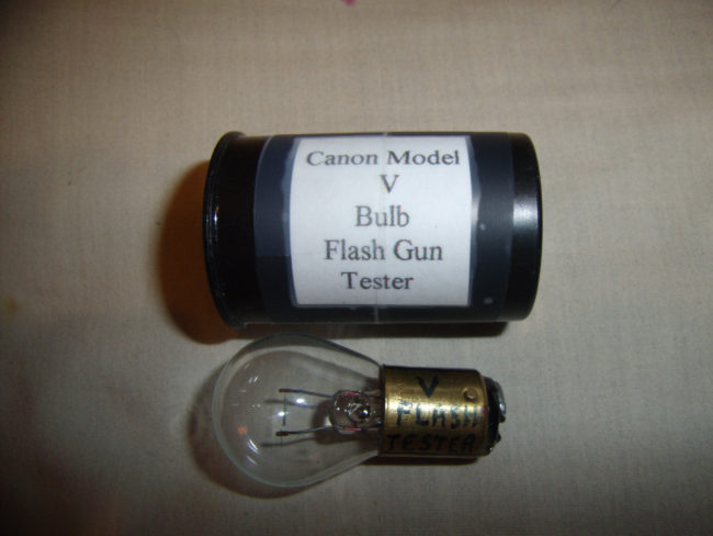Canon V Flash Tester(Self manual cover