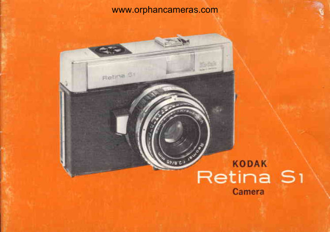 Kodak Retina I manual cover