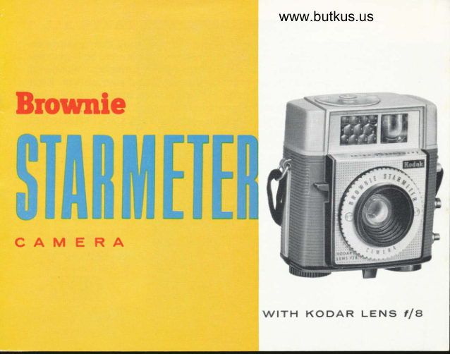 Kodak Brownie Starmeter manual cover