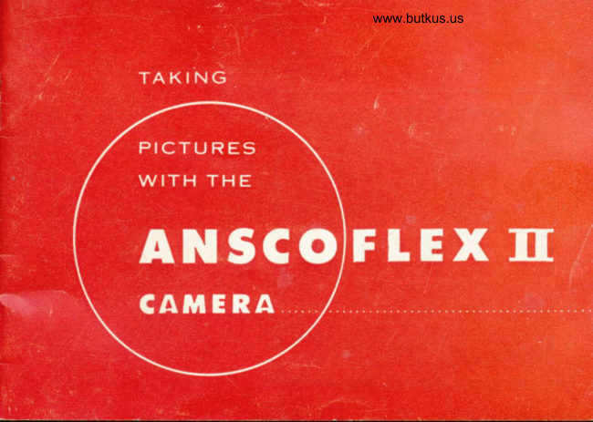 Agfa Anscoflex II manual cover