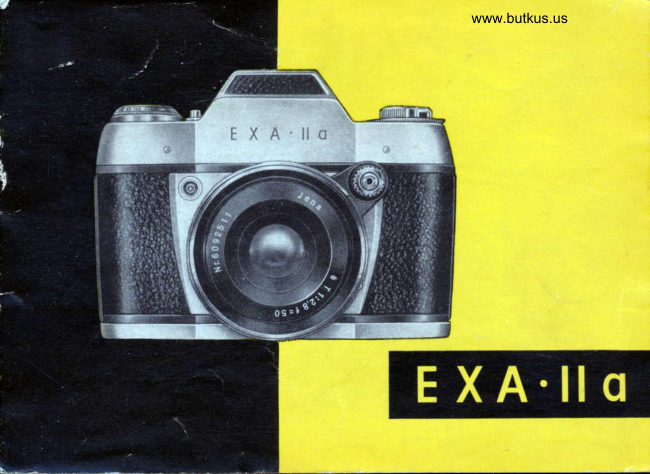 Exakta EXA IIa manual cover