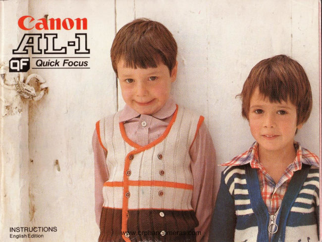 Canon AL-1 manual cover