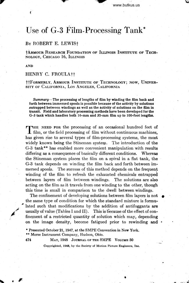 Morse g-3 processing tank manual cover