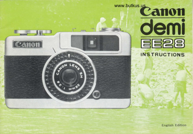 Canon Demi EE28 manual cover