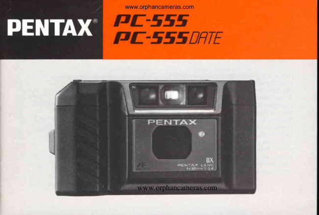 Pentax PC-555 / PC-555 Date manual cover