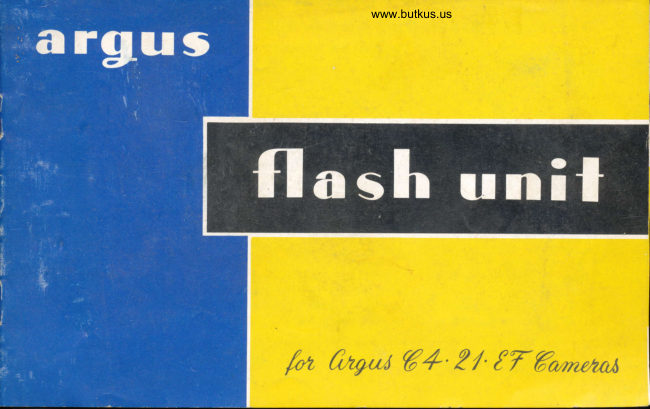 Argus Flash Unit manual cover