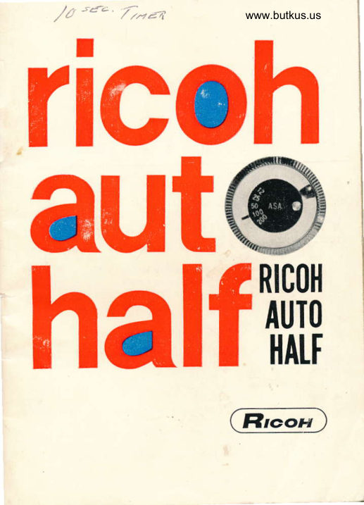 Ricoh Auto Half manual cover