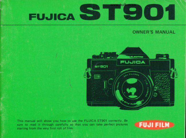 Fujica Fuji ST901 manual cover