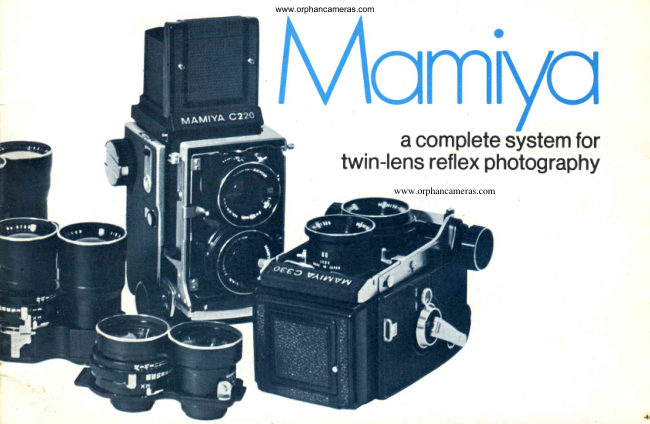 Mamiya Twin Lens System manual cover