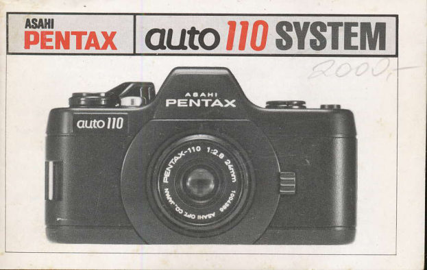 Pentax Auto 110 System manual cover