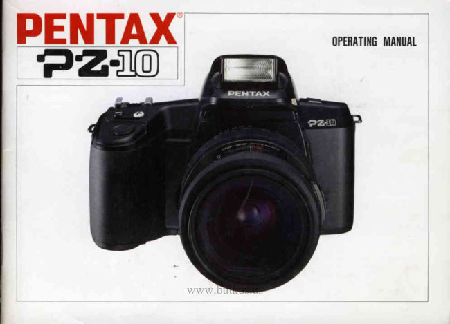 Pentax PZ-10 manual cover